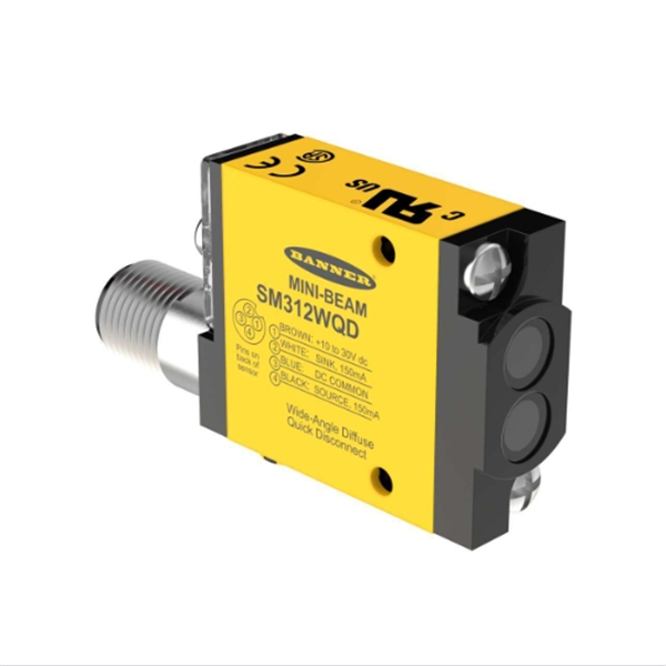 BANNER邦納美國MINI-BEAM系列光電傳感器 SM312LV W/30