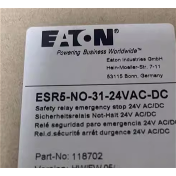 EATON伊頓Bussmann系列NH熔斷器底座和開關(guān) EBF00330V1